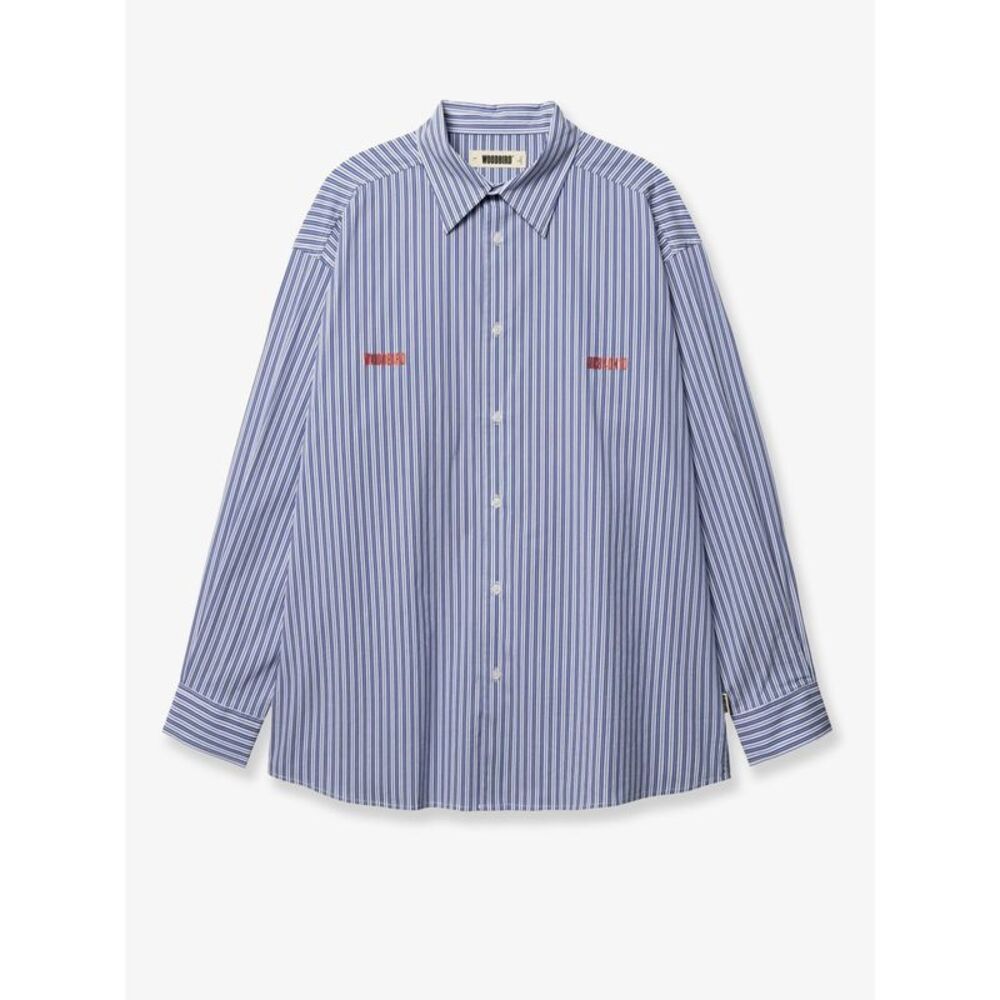 Woodbird Men Brooks Lion Cotton Blend Shirt